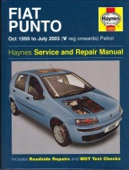 FIAT PUNTO (1999 - 2003) SILNIKI BENZYNOWE INSTRUKCJA NAPRAW I OBSŁUGI