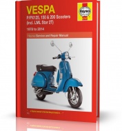 INSTRUKCJA HAYNES - SKUTERY VESPA P/PX 125, 150, 200 & LML Star 2T (1978-2014)