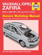 OPEL ZAFIRA B (2005-2009) KSIĄŻKA NAPRAW I OBSŁUGI