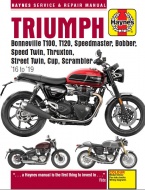 TRIUMPH BONNEVILLE T100 (2017) INSTRUKCJA NAPRAW MOTOCYKLA
