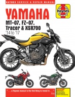 YAMAHA MT-07 (FZ-07) TRACER & XSR700 \'14 to \'17 instrukcja Haynes